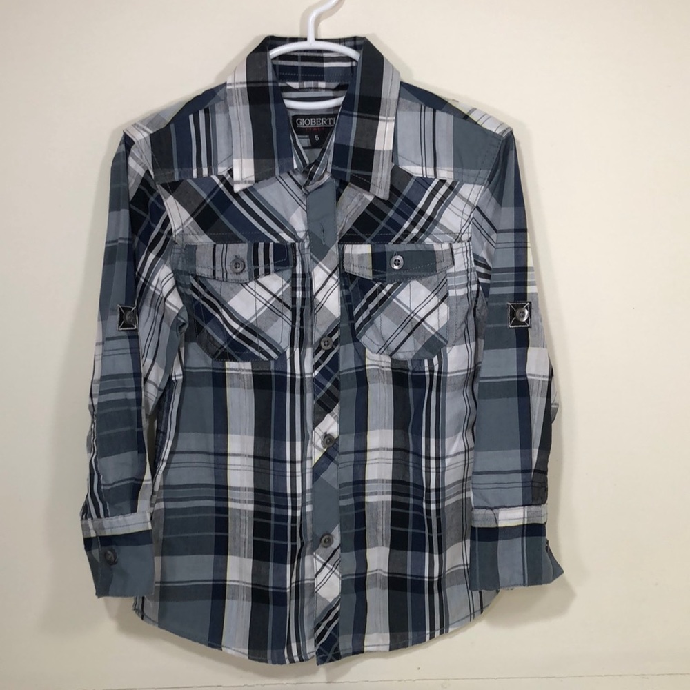 Boy’s plaid dress shirt - Size 5 - Like new